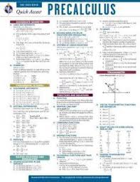 Precalculus Rea Quick Access Fast Facts Review