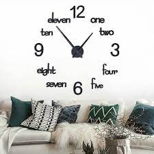 Wooden Wall Clock 24 Inch Non Ticking