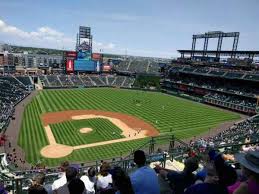 Coors Field Section U327 Home Of Colorado Rockies