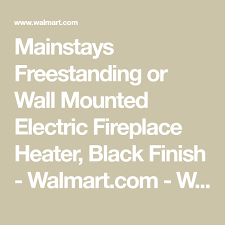 freestanding or wall mounted fireplace