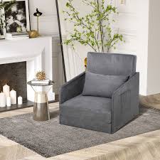 Homcom Single Sofa Bed Armchair Soft