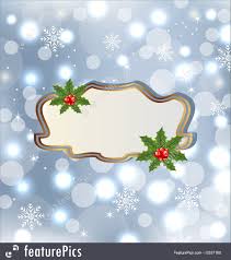 Templates Template Frame With Mistletoe For Design Christmas Card