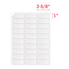 Word template for avery j8160 address labels, 63.5 x 38.1 mm, 21 per sheet. 1 X 2 5 8 Labels 30 Address Labels 5160 Per Sheet