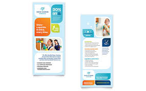 Cleaning Services Rack Card Template Design