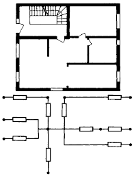 Floor Plan Of A Simple Building And Its