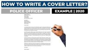 Cover letter examples in different styles, for multiple industries. How To Write A Cover Letter For A Police Officer Position Example Youtube
