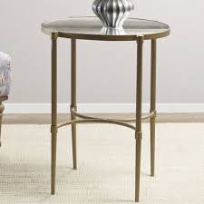 Lia Oval Antique Bronze Accent Table