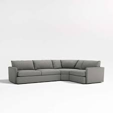 Lounge 3 Piece Wedge Sectional Sofa