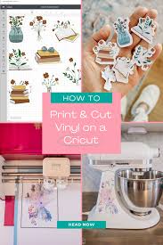 how to print and cut vinyl on a cricut