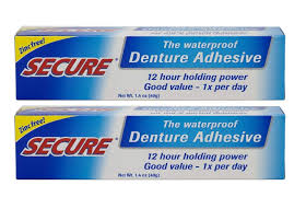 secure waterproof denture adhesive