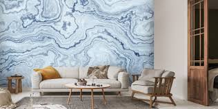 light blue marble wall mural wallsauce us