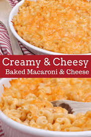 creamy baked macaroni cheese