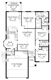 1 Story Contemporary Floor Plan With 3