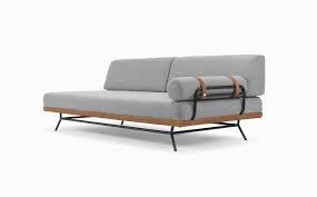 modern sofa bed with metal legs and
