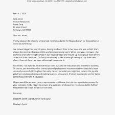 Personal Recommendation Letter Examples
