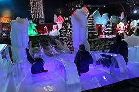 moody gardens galveston ice sculpture