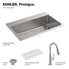kohler faucet included kitchen sinks at