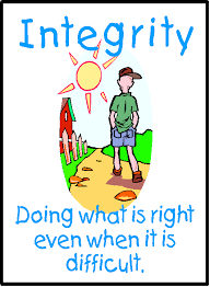Colorful "Integrity" clipart free image download