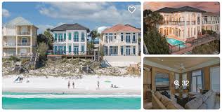 destin beachfront vacation homes with