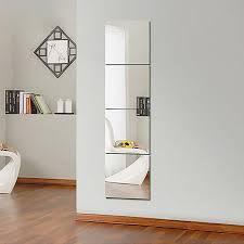 New Plastic Wall Mirror Tiles Anti