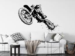 Motocross Wall Decal Motorcycle Wall