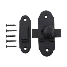 black slide bolt door latch