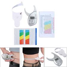 Details About Digital Lcd Male Female Body Fat Standard Skin Fold Caliper Tape Measure