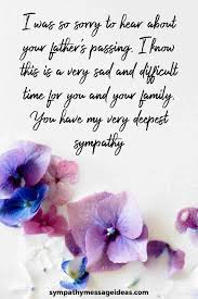 words of sympathy for loss of father