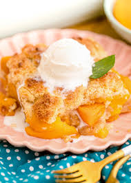 southern peach cobbler recipe with