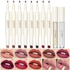 10pcs lip liner and lipstick makeup set