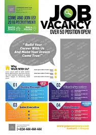 Job Recruitment Flyer Template Job Vacancy Flyer Vacancy Pinterest