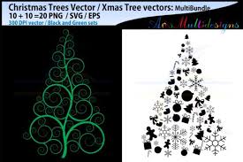 X Mas Tree Svg Christmas Tree Svg Silhouette Graphic By Arcs Multidesigns Creative Fabrica Tree Svg Silhouette Christmas Christmas Tree