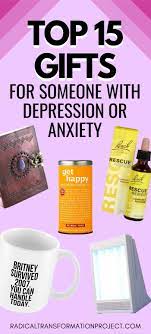 gifts for someone with depression or