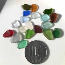 Genuine Sea Glass Rare Color Set Good