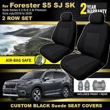 Custom Black Seat Covers For Subaru
