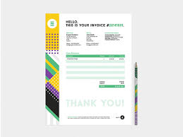 35 Creative Invoices Designed To Leave A Good Impression On
