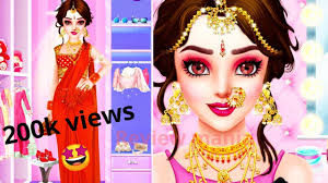 indian barbie makeup and dress up salon