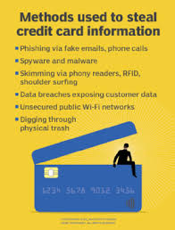 These six major credit card mistakes can lower your credit score. How Do Cybercriminals Steal Credit Card Information