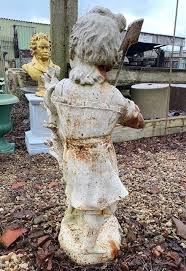 Girl With Bird Statue Wells Reclamation