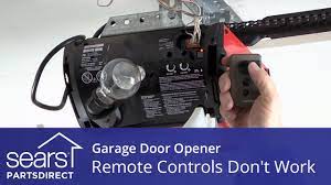 Garage Door Opener Won't Open: Opener Remotes Don't Work - YouTube