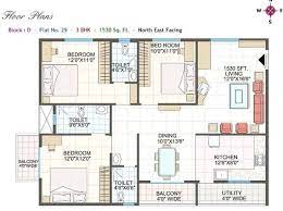 3bhk 30 X 40 Duplex House Plans