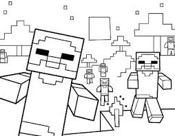 Minecraft enderman with steve coloring pages an enderman is a neutral mob with unique teleportation abilities who will only attack players who look at its eyes or attacked them first. Minecraft Picture Coloring Pages Cartoons Coloring Pages Coloring Pages For Kids And Adults