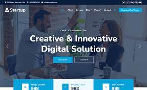 html5 business startup template
