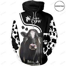 farmer gifts dairy cow black white us
