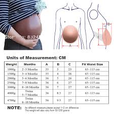 Us 253 26 25 Off Large Twins 8 10 Month Black Fake Pregnant Belly For False Pregnancy Cosplay Crossdressing Adhesive Invisible On Aliexpress