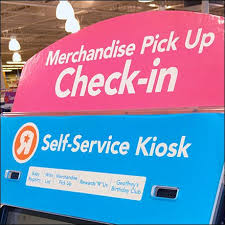 self service kiosk for merchandise pick