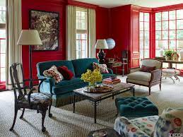 red bedroom and living room ideas