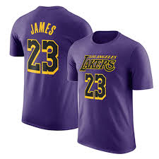 Look no further than the los angeles lakers shop at fanatics international for all your favorite lakers gear including official lakers jerseys and more. Nba T Shirt Men S Los Angeles Lakers Lebron James Shopee Malaysia