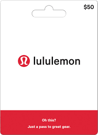 lululemon 50 gift card lululemon 50