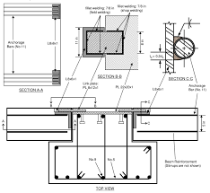 beam to column connection details for